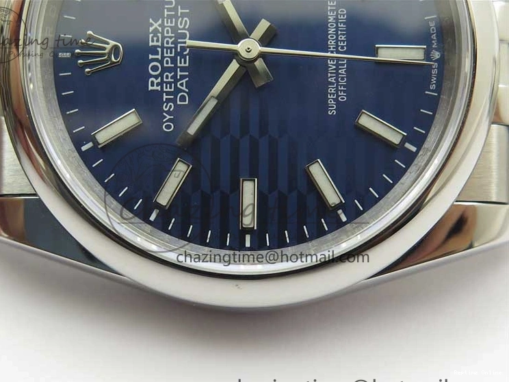 0211 DateJust 36 SS 126200 BP Maker 1:1 Best Edition New Blue Dial on Jubilee Bracelet Resilient 2529